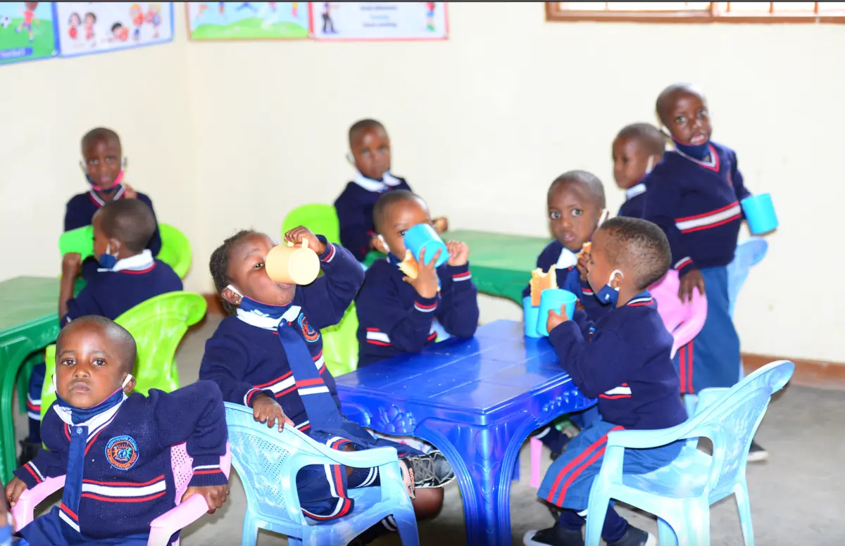 BFA nursery pupils learning together